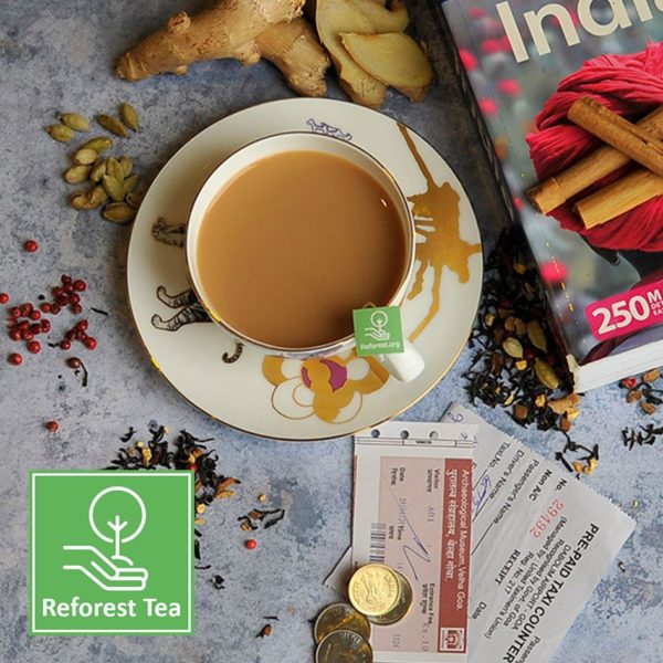 Drink tea to plant trees